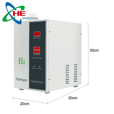 주문 600ml/min SPE PEM 분자 수소 흡입 기계 H2 첨단 물 전해질 온라인 제조