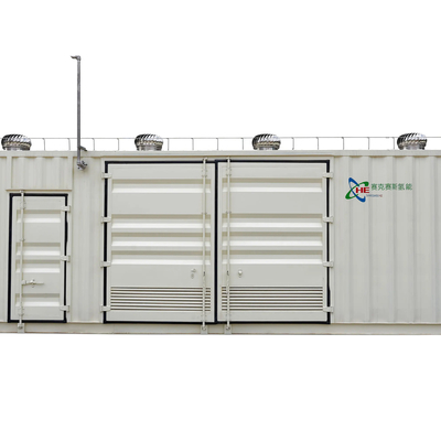 주문 QLS-H100 100Nm3/H PEM 수소 발전기 세포 기술 녹색 수소 생산 온라인 제조